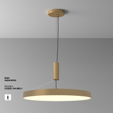 Потолочный светильник Zon 3000K 90W 120°, C032CL-90W3K-RD-MG