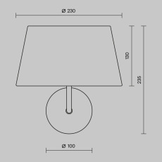 Настенный светильник (бра) Modesto E14x1, MOD360WL-01BS