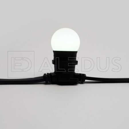 Светодиодная лампа ALEDUS для Белт Лайта, E27, G45, белая
