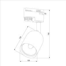 Трековый светильник TK Lighting 4496 Tracer White