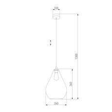 Подвесной светильник TK Lighting 2326 Fuente