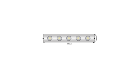Лента светодиодная Wallwasher  2835, 48 LED/м, 18 Вт/м, 24В , IP67, Цвет: Теплый белый SWG-248-24-WW20/45-67