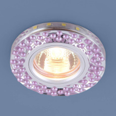 Встраиваемый светильник Elektrostandard 2194 MR16 SL/VL зеркальный/фиолетовый 4690389099281