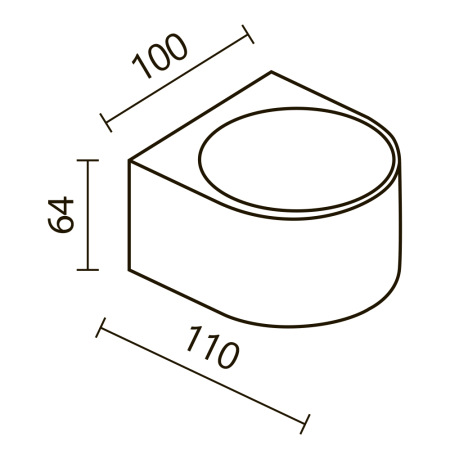 Архитектурная подсветка Blow 3000K 5Вт IP54, O435WL-L5GF3K