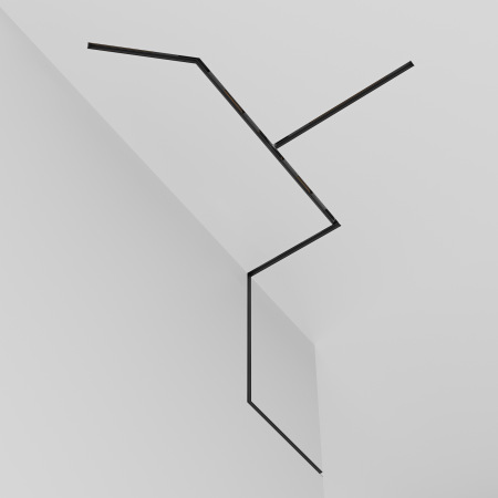 Шинопровод 1м Exility встраиваемый черный TRX034-421B