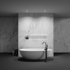 Встраиваемый светильник Flint GU10 10Вт IP44, DL101-GU10-TRS-B