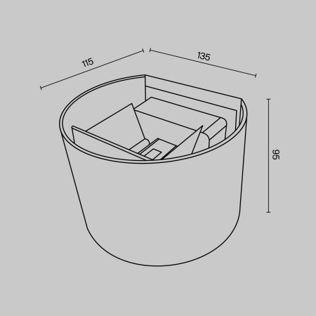 Архитектурная подсветка Fulton 3000К 6Вт IP 54, O573WL-L6B