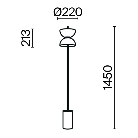 Напольный светильник (торшер) Kyoto 3000К 11Вт, MOD178FL-L11W3K
