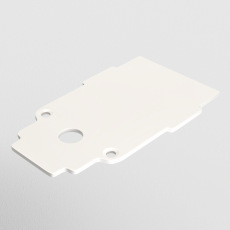 Заглушка торцевая 1шт S35 встраиваемый белый, TRA004EC-22W