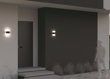 Настенный светильник (бра) Rom 3000K 12Вт IP54, O442WL-L12GF3K