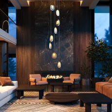 Подвесной светильник Biology 3000К 30Вт, MOD367PL-L30BBSK