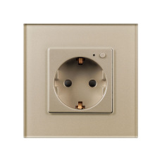 Розетка электрическая с Zigbee управлением SCT-OMALI-EUZB1-PL-GD (240V, 16A, Zigbee) (Arlight, -)