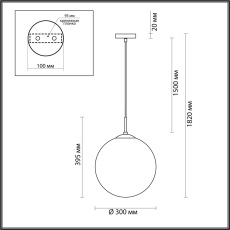 6509/1A SUSPENTIONI LN23 196 золотой Подвес E27 1*60W 220V SUMMER