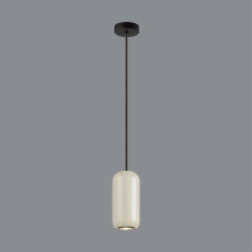 5060/1G PENDANT ODL24 449 цвет слонов.кости/черный/металл Подвес GU10 LED 4W COCOON