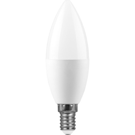 Лампа светодиодная, (13W) 230V E14 2700K С37, LB-970