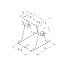 Держатель SL-LINE поворотный (Arlight, Металл)