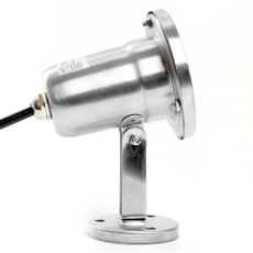 Светодиодный прожектор подводный Feron LL-822, 3W, AC24V, низковольтный, RGB, металлик, 80*80*130mm, IP68