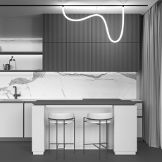 Трековый подвесной светильник Tau Exility 4000K 50Вт 360°, TR101-2-50W4K-B