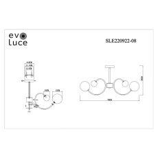 Потолочная люстра Evoluce Formae SLE220922-08