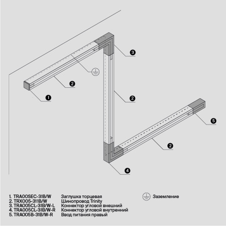 Шинопровод busbar trunking TRX005-311W