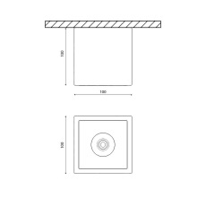 Потолочный светодиодный светильник DesignLed DL-SPL SPL-CB-18-WH-NW 005430