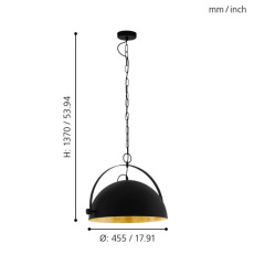 Подвесной светильник Eglo Covaleda 43353