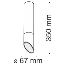 Потолочный светильник Lipari 1x50Вт GU10, C026CL-01B