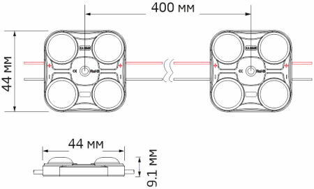 Светодиодный модуль TELELINE TN-4 3W