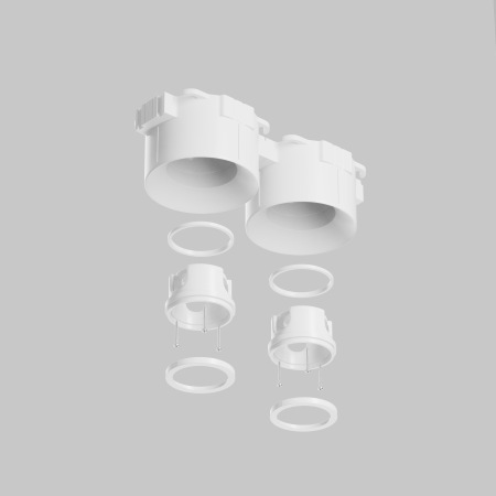 Встраиваемый светильник Intro GU10 9Вт IP20, DL110-GU10-W