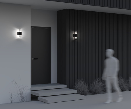 Настенный светильник (бра) Bronx E27х2 60Вт IP 54, O576WL-02B