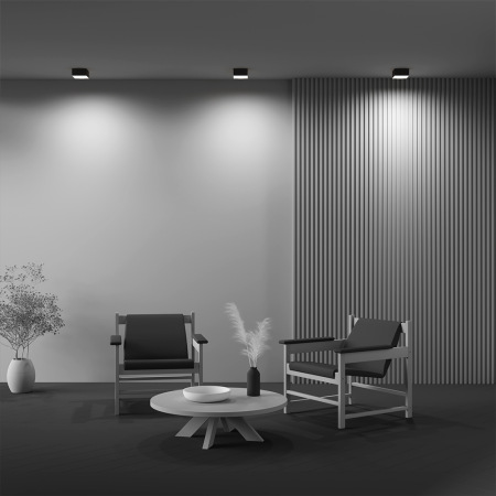 Потолочный светильник Zon 4000K 12W 120°, C032CL-12W4K-SQ-B