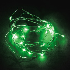 Светодиодная гирлянда Feron CL570 линейная Роса, зеленый, 2м + 0.5м,