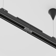 Коннектор прямой внутренний Trinity черный, TRA005CI-31B