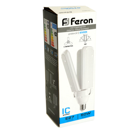 Лампа светодиодная Feron LB-653 E27 50W 4000K