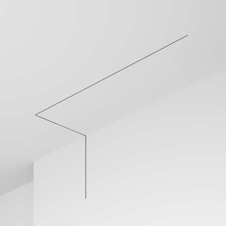 Шинопровод встраиваемый под шпаклевку 2 м Levity, TRX184-132B