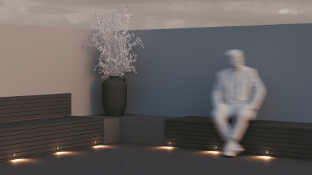 Подсветка для лестниц Bil 3000К 3Вт IP 54, O015SL-L3B3K