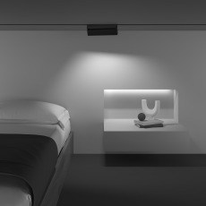 Трековый светильник Points Rot Gravity 3000K 20Вт 30°, TR077-2-20W3K-B