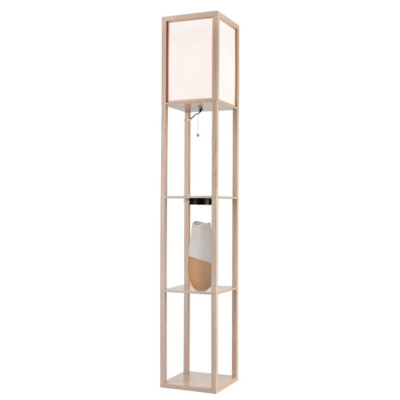 8091/1F COMFI LN25 дерево/белый, дерево/текстиль Торшер Е27 1*60W 220V PRACTIC