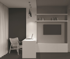 Подвесной светильник Nevill GU10 1x10Вт, P318PL-01B