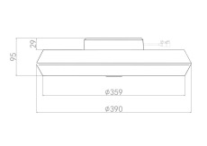 Потолочный светодиодный светильник Freya Cells FR10012CL-L24W