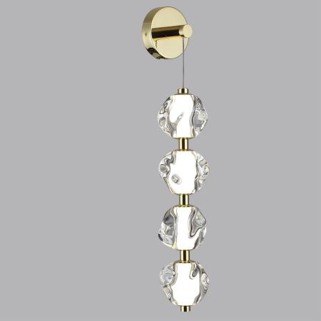 5085/17WL L-VISION ODL25 555 золото/прозрачный/металл/акрил Бра LED 17W 4000K 800Лм JEMSTONE