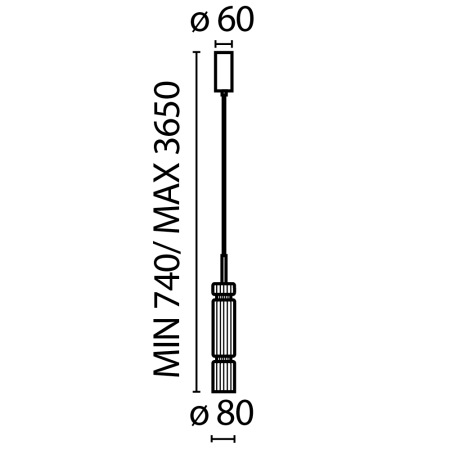 Подвесной светильник Ordo 3000К 12Вт, MOD272PL-L12B3K1