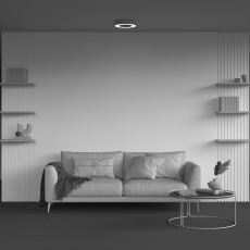 Потолочный светильники Lua 3000К 24Вт 120°, C093CL-24W3K-W