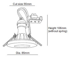 Встраиваемый светильник Deko-Light Alcor 110014