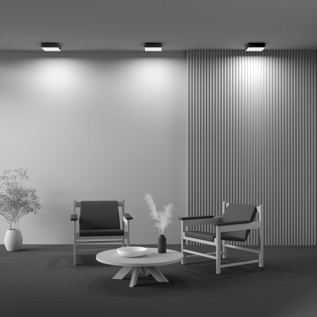 Потолочный светильник Zon 4000K 24W 120°, C032CL-24W4K-SQ-B