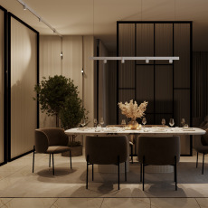 Трековый светильник Alfa S Exility 3000K 7Вт 50°, TR133-2-7W3K-W