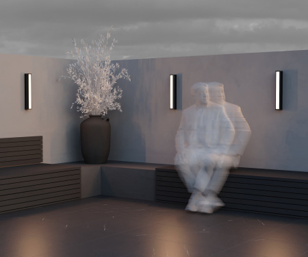 Настенный светильник (бра) Corte O571WL-L20B3K