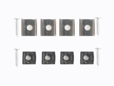 Профиль накладной LEDS POWER СПН1010 алюм. черный с призм.рассеивателем 2м 008363