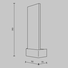 Настенный светильник (бра) Ornate 3000К 2Вт, MOD318WL-L3BS3K