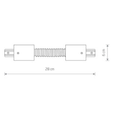 Коннектор гибкий Nowodvorski Profile 8385
